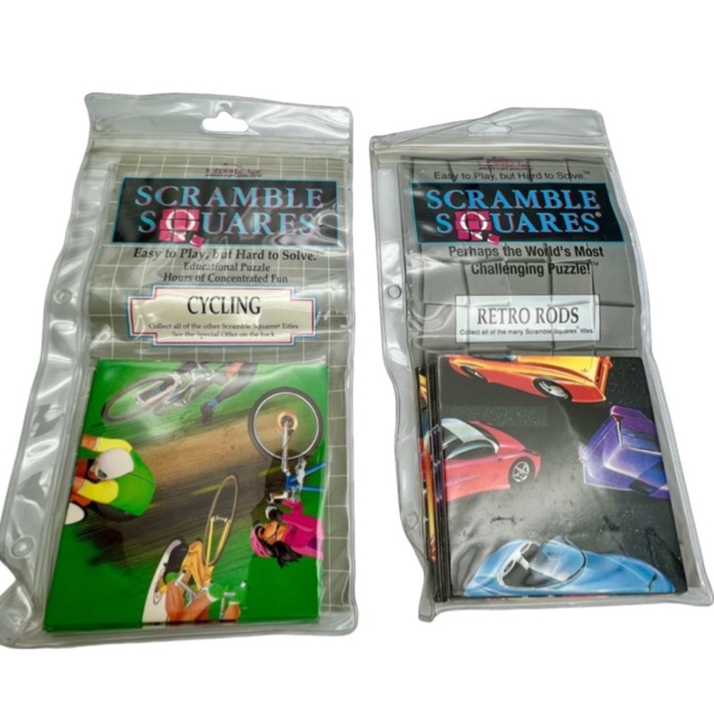 Scramble Squares Puzzles Cycling and Retro Rods